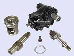 LENKGETRIEBE SERVO SL R107 C107 <br></b> GENERAL&Uuml;BEROLT MIT NEUEN MERCEDES ORIGINALTEILEN