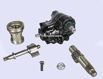 LENKGETRIEBE SERVO W126 <br></b> GENERAL&Uuml;BEROLT MIT NEUEN MERCEDES ORIGINALTEILEN